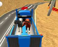 Farm animal transport truck game buszos ingyen jtk