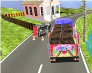 Indian truck driver cargo duty delivery buszos HTML5 jtk